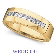 Diamond Wedding Ring - WEDD 035